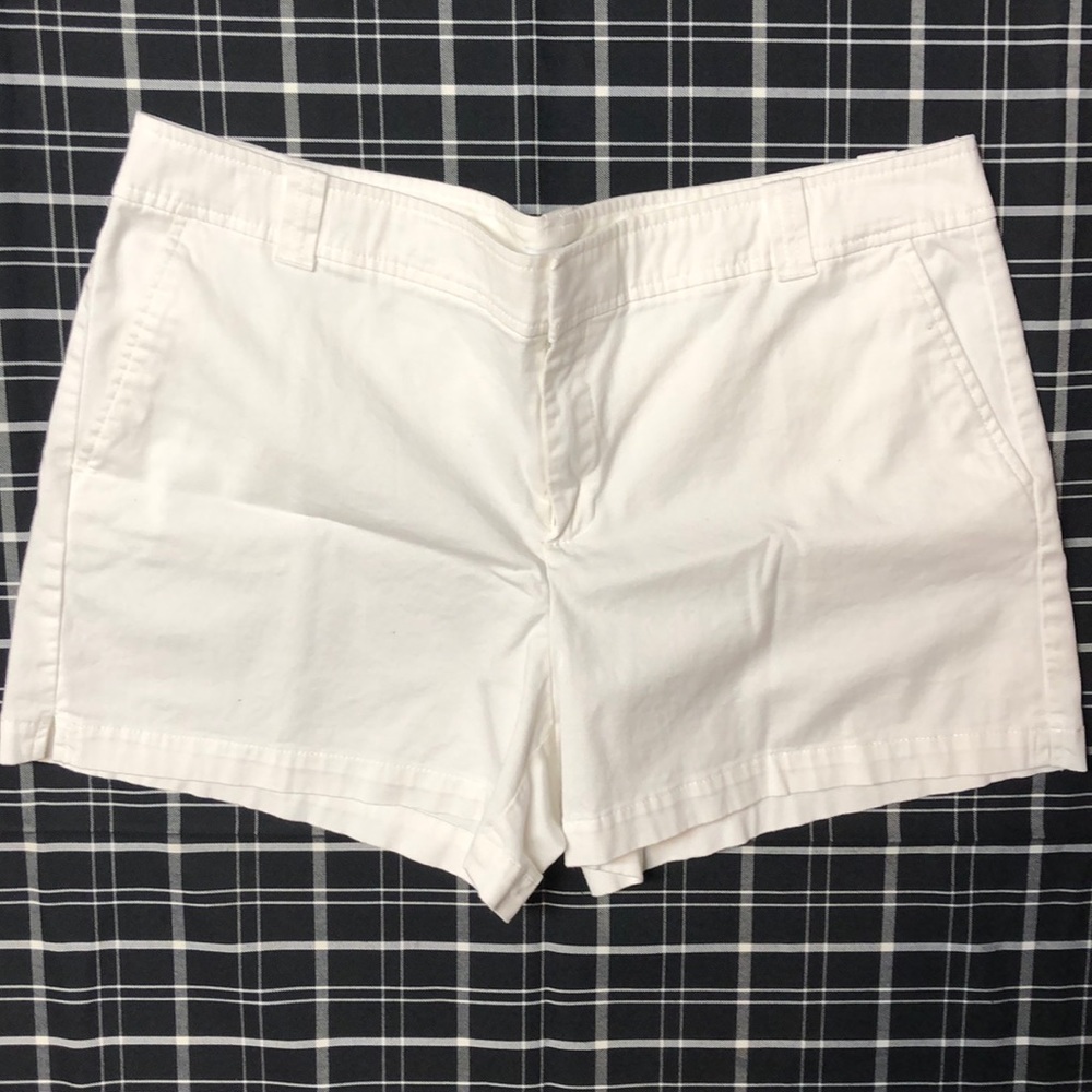 New York & Company white shorts.